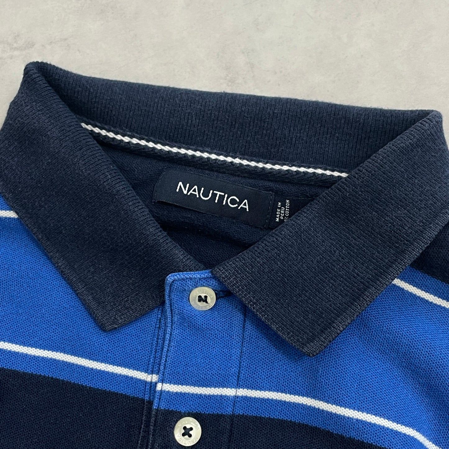 《M》NAUTICA ノーティカ ボーダー ポロシャツ