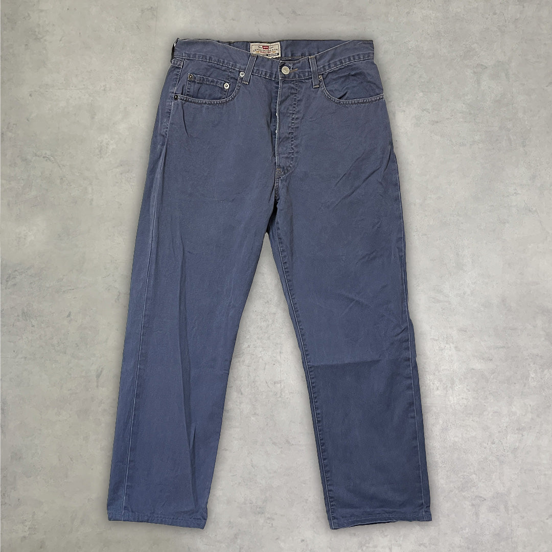 《33×36》LEVI’S リーバイス 451 ボタンフライ ストレート 黒タブ デニムパンツ