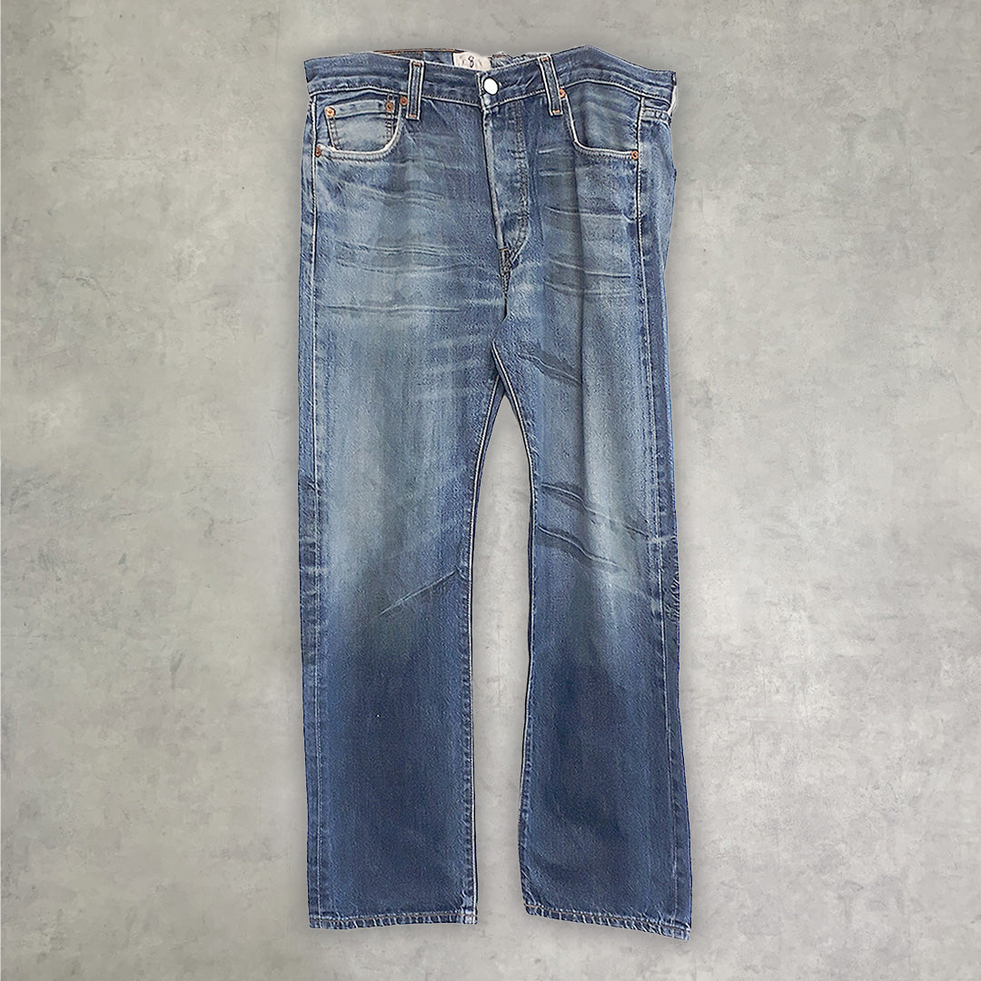 《34×32》 LEVI'S リーバイス 501 ボタンフライ ワイドパンツ デニムパンツ