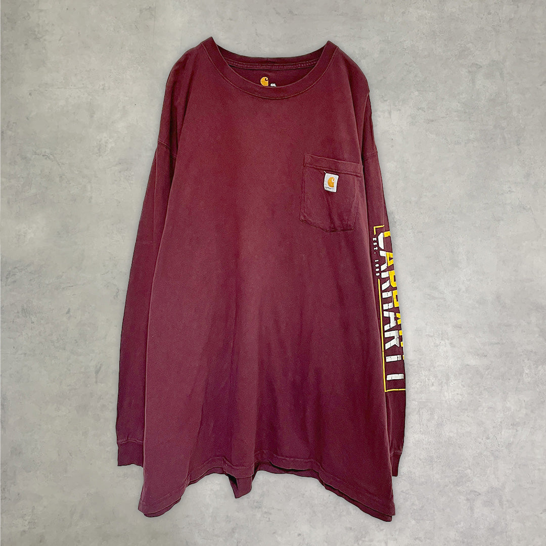 《4XL》 carhartt カーハート ビッグサイズ ロンT Tシャツ