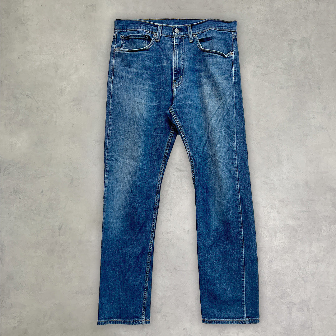 《34×30》 LEVI'S リーバイス 505 ジップフライ テーパード デニムパンツ