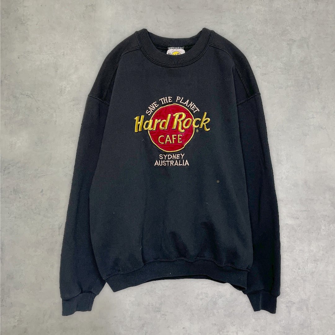 《M》 HardRockCAFE ハードロックカフェ スウェット トレーナー