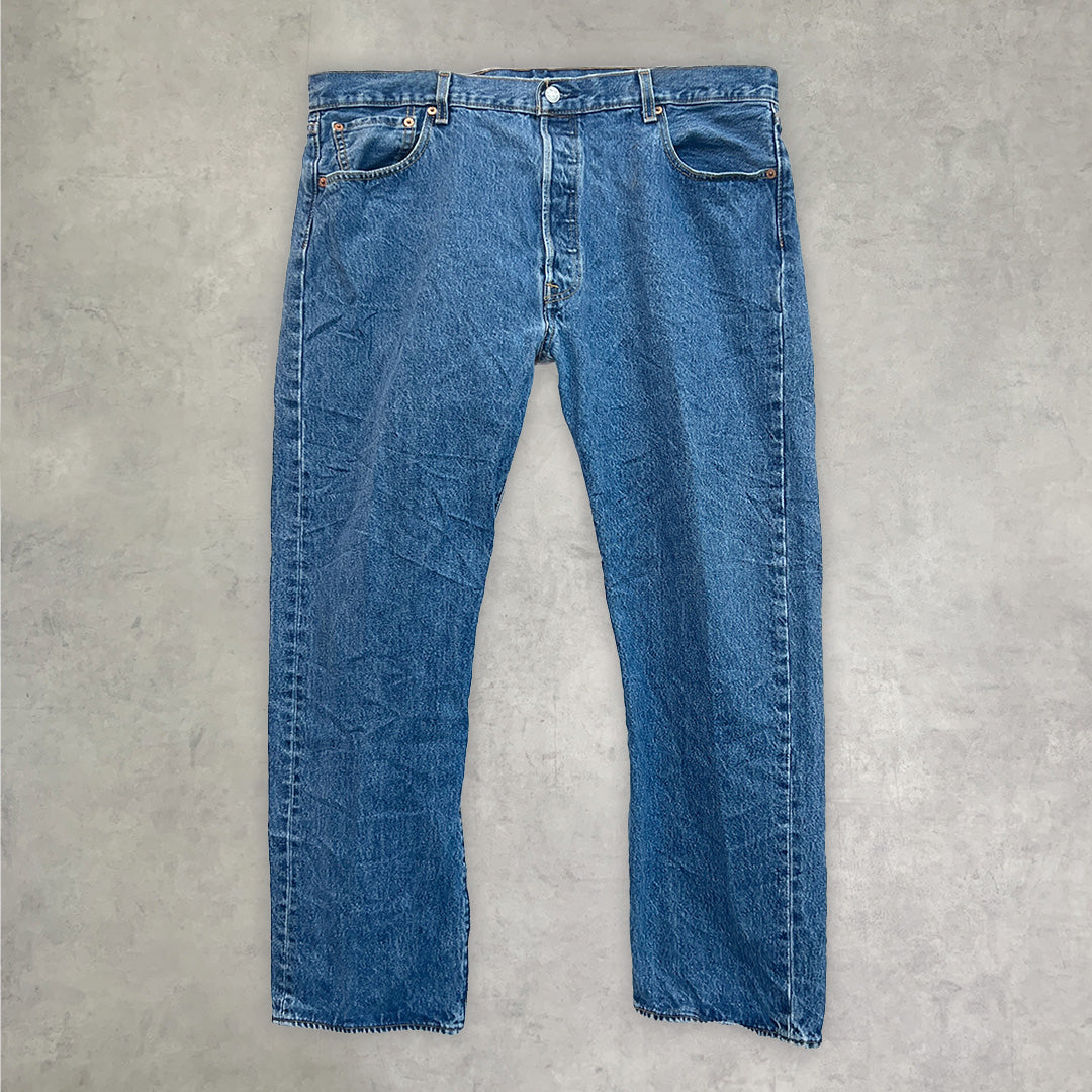 《40×30》 LEVI’S リーバイス 501 ボタンフライ テーパード デニムパンツ