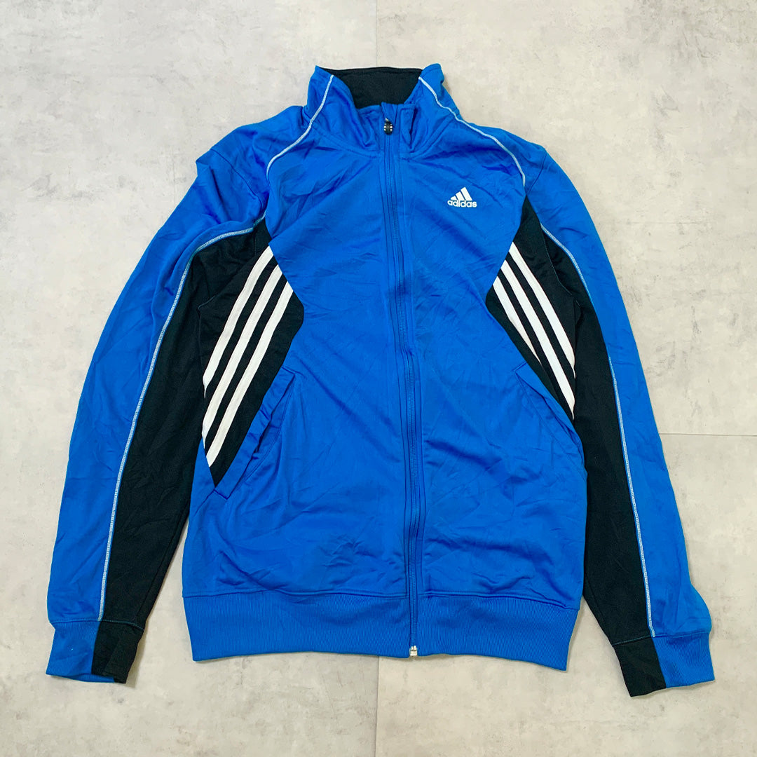 《S》adidas アディダス フルジップ スリーストライプス トラックジャケット ジャージ