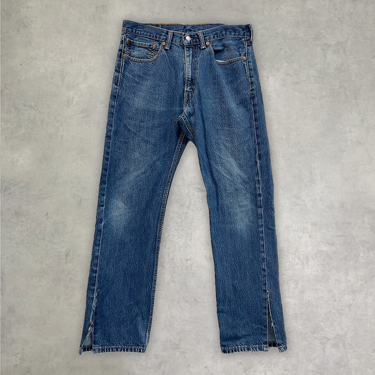 《34×32》 LEVI'S リーバイス 505 テーパード ジップフライ デニムパンツ