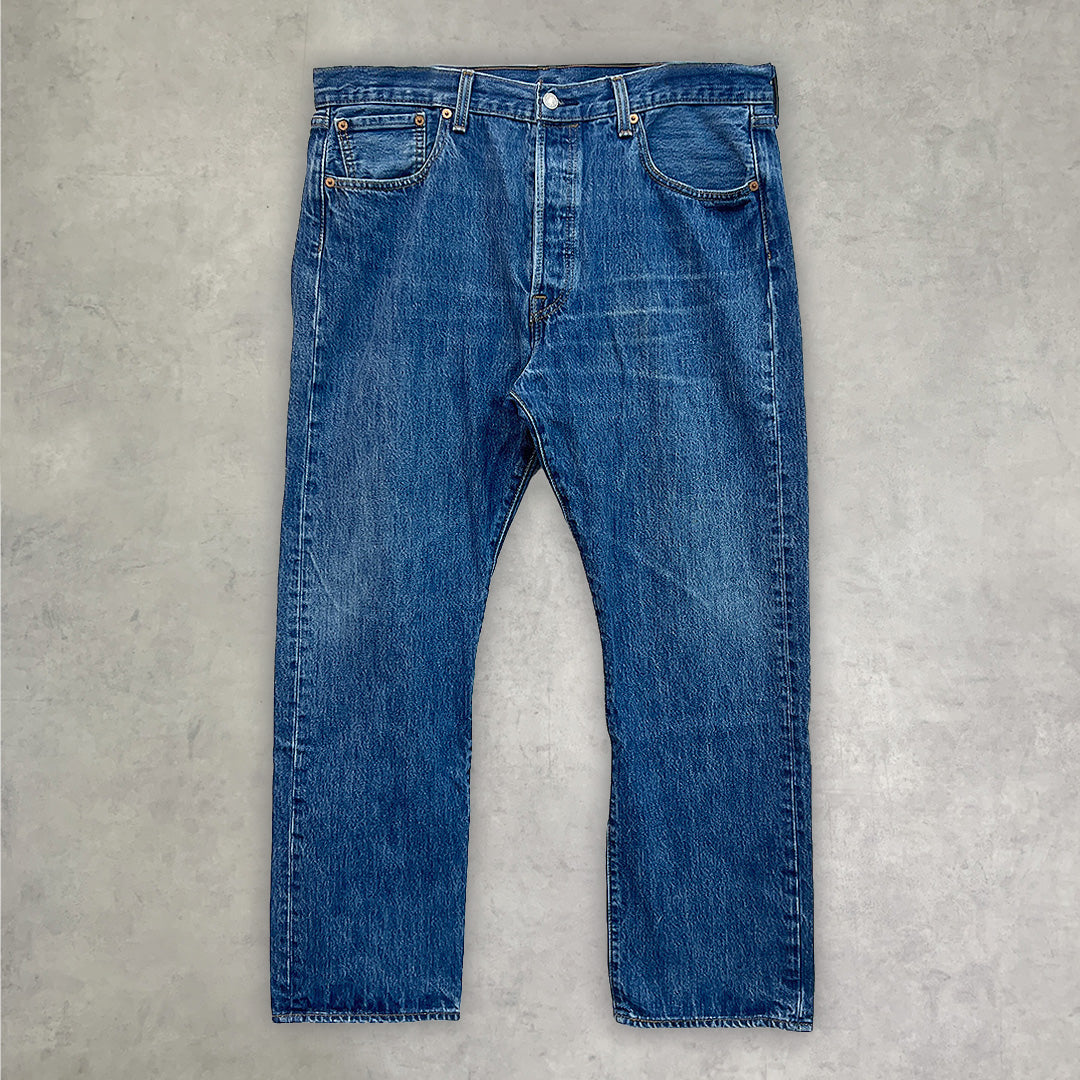 《38×30》 Levi‘ｓ リーバイス 501 ボタンフライ サークルR ストレート デニムパンツ