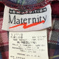 《M》Maternity マタニティ Wネックトレーナー スウェット くま