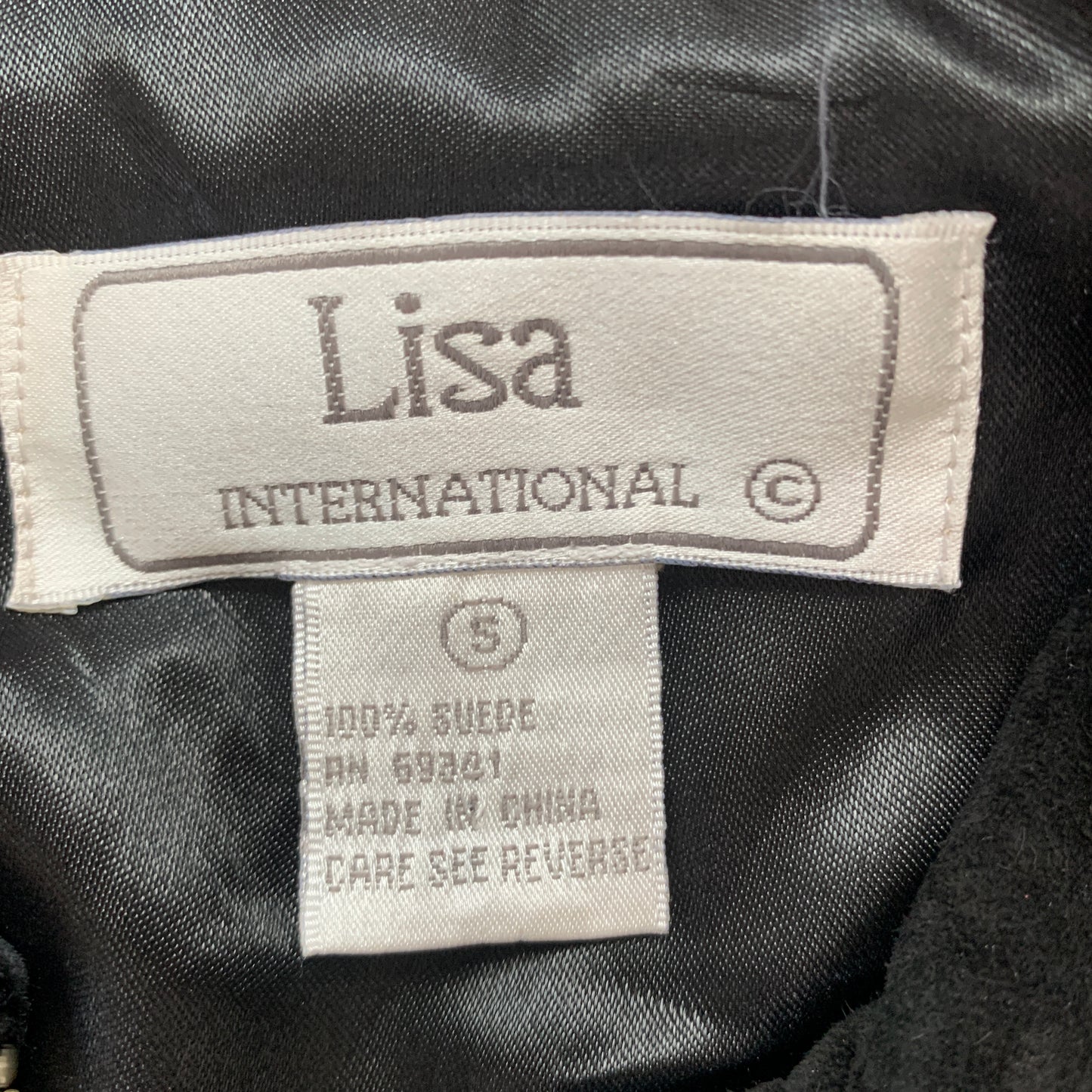 《S》Lisa INTERNATIONAL リサインターナショナル スタッズ スエード レザージャケット アウター