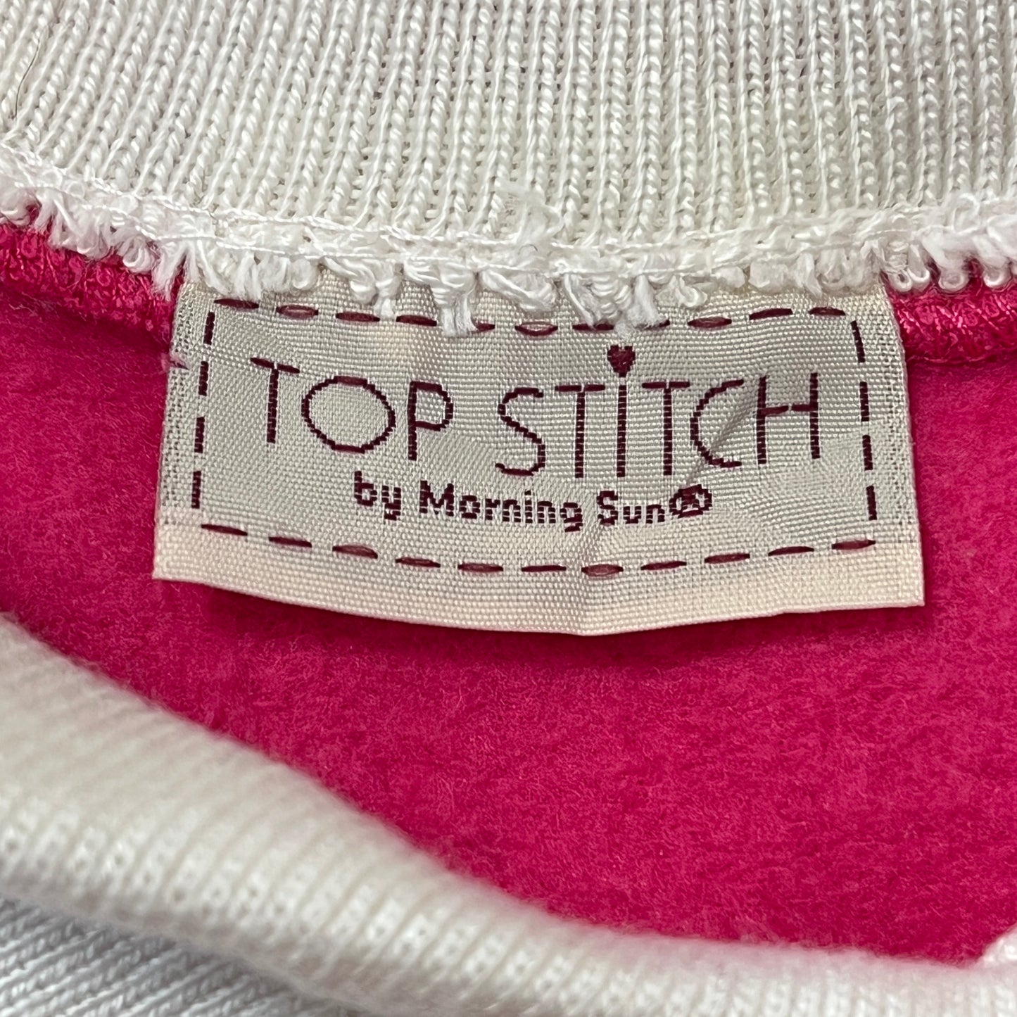 top stitch トップスティッチ 襟付きトレーナー スウェット 鳥