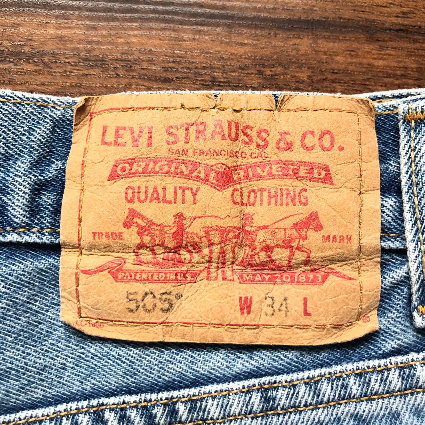 《34》LEVI’S リーバイス 505 デニム ハーフパンツ