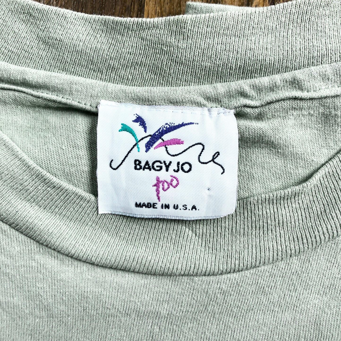 《XL》BAGY JO 刺繍 Tシャツ 鳥 USA製