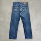 《36×32》 LEVI'S リーバイス 505 ジップフライ テーパード デニムパンツ