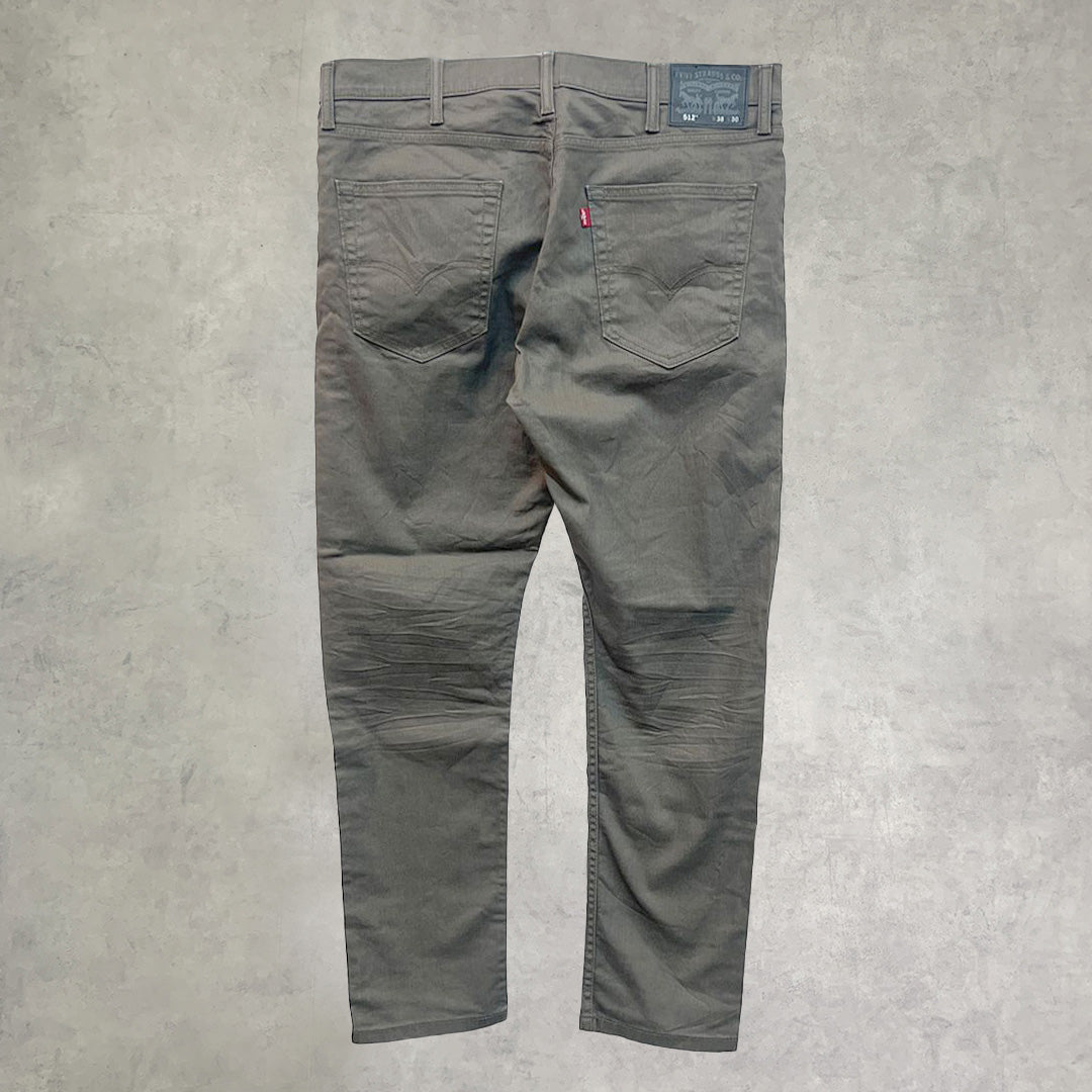 《38×30》Levi‘ｓ リーバイス 512 ジップフライ スモールe テーパードパンツ