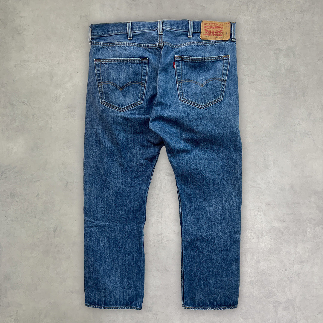 《38×30》 Levi‘ｓ リーバイス 501 ボタンフライ サークルR ストレート デニムパンツ