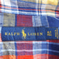 《XLT》RALPH LAUREN ラルフローレン 半袖 ボタンダウンシャツ チェック柄