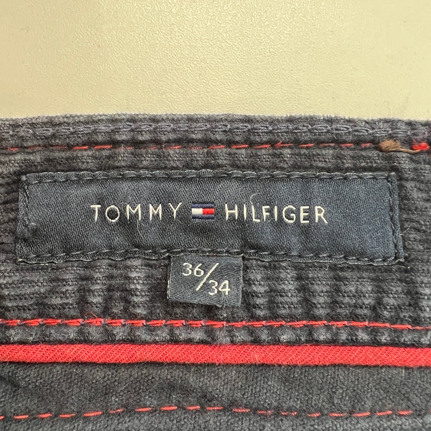 《36/34》 TOMMY HILFIGER トミーヒルフィガー MADISON ストレートフィット コーデュロイ ワイド パンツ