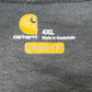 《4XL》 carhartt カーハート ロンT 長袖Tシャツ ハーフボタン ビッグサイズ