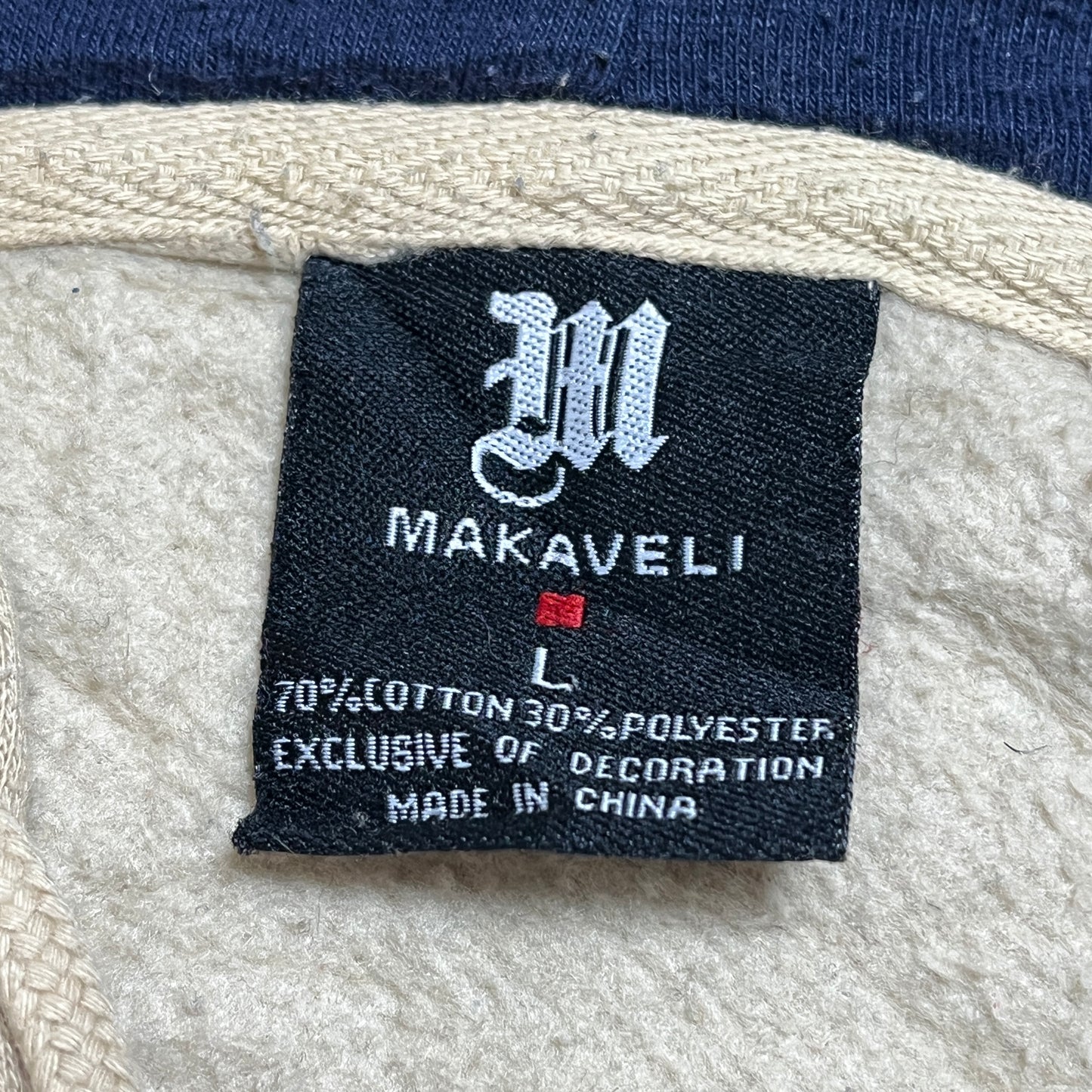 《L》 MAKAVELI  BRANDED マキャベリ ジップアップ パーカー