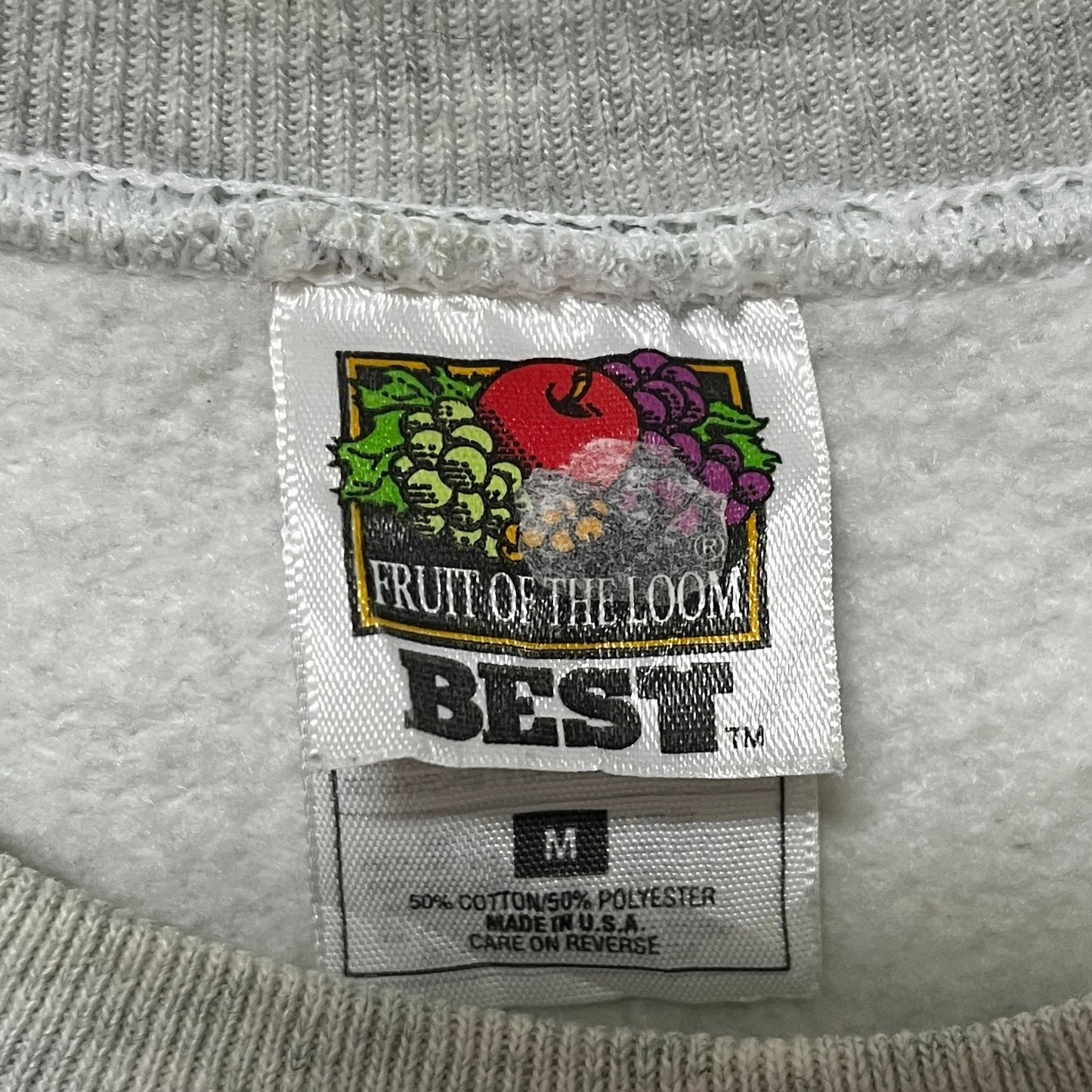 《M》 FRUIT OF THE LOOM フルーツオブザルーム プリント スウェット トレーナー