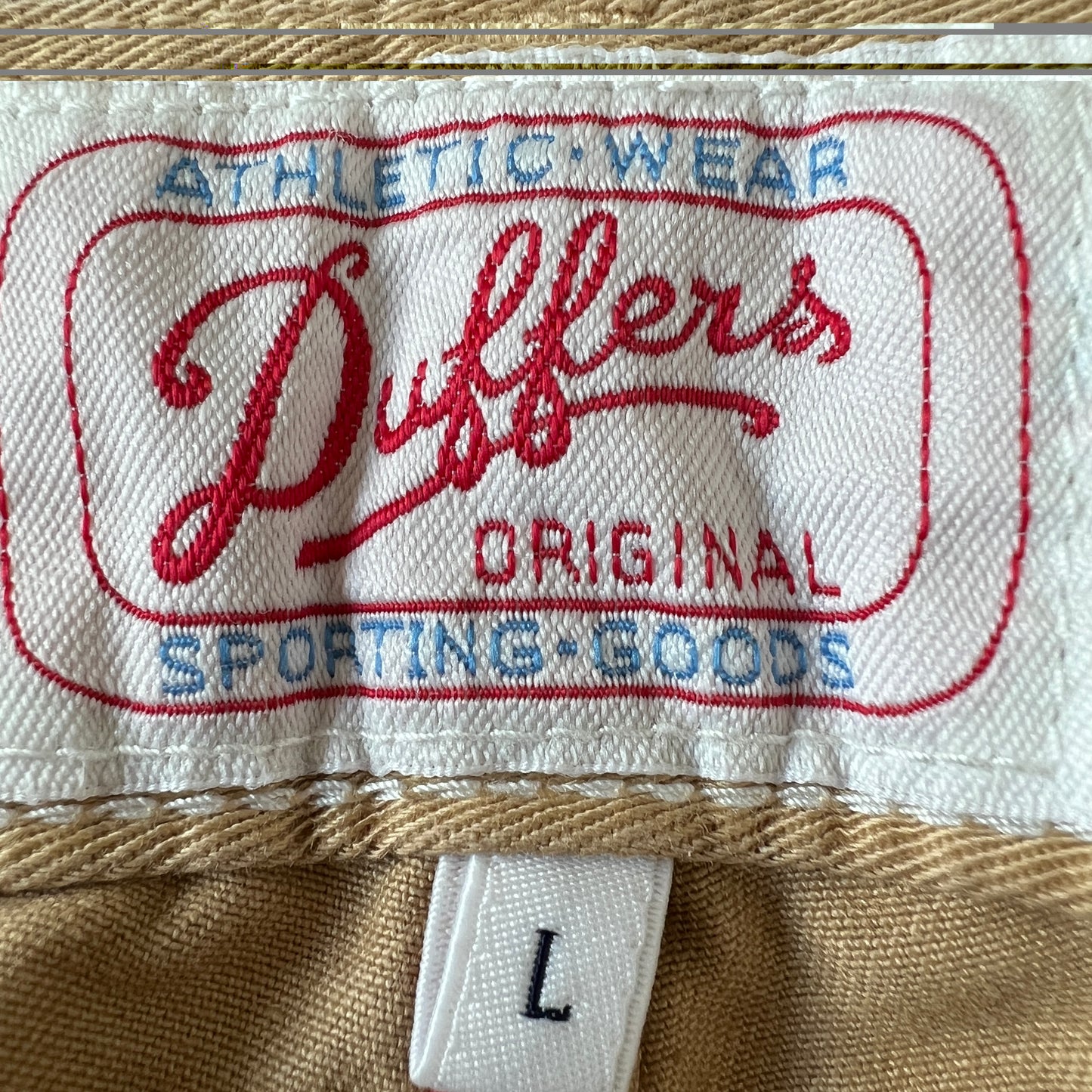 《L》Duffers ダファーズ ジップフライ ハーフ チノパン