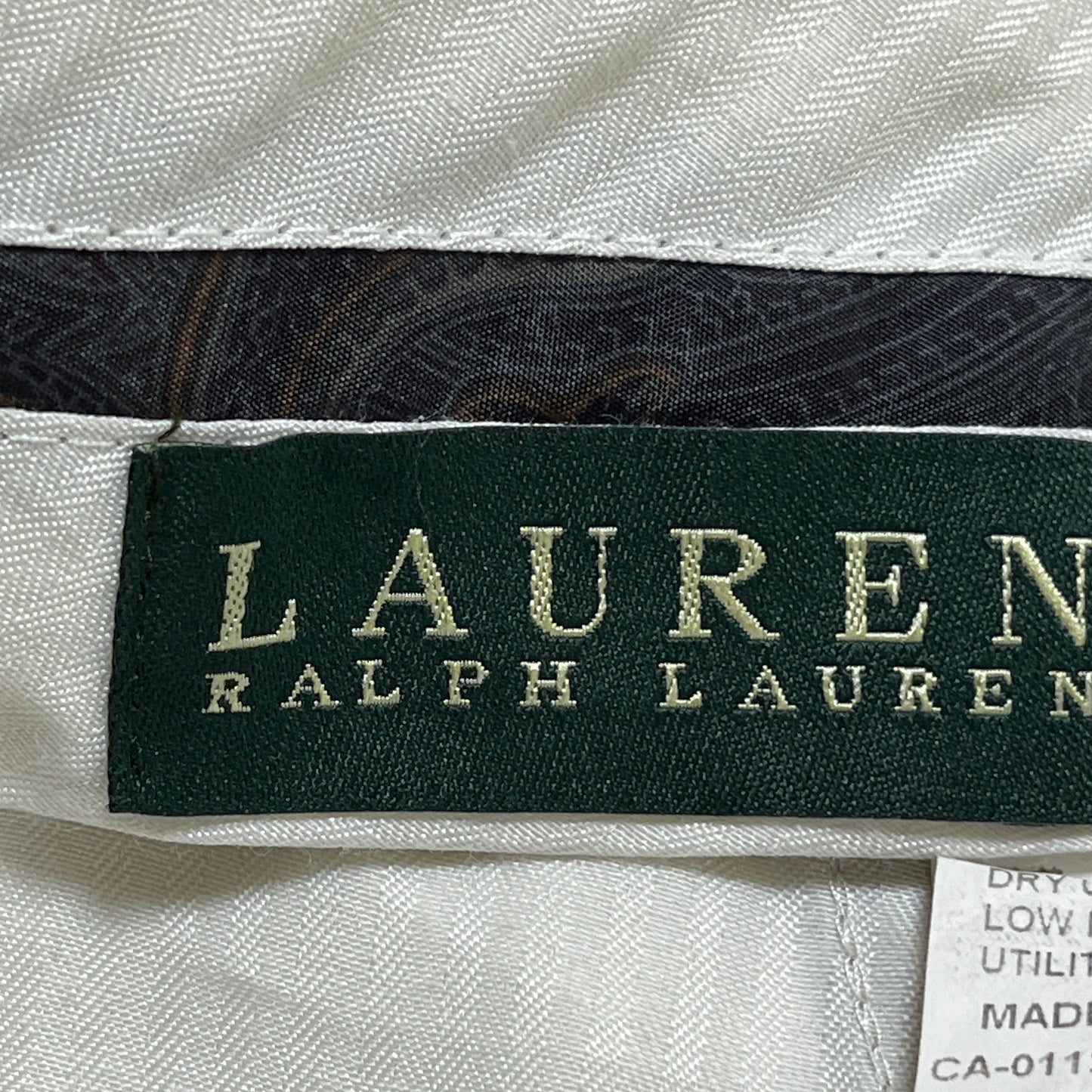 《36×29》LAUREN Ralph Lauren ローレンラルフローレン 100％ウール 薄手 テーパードパンツ