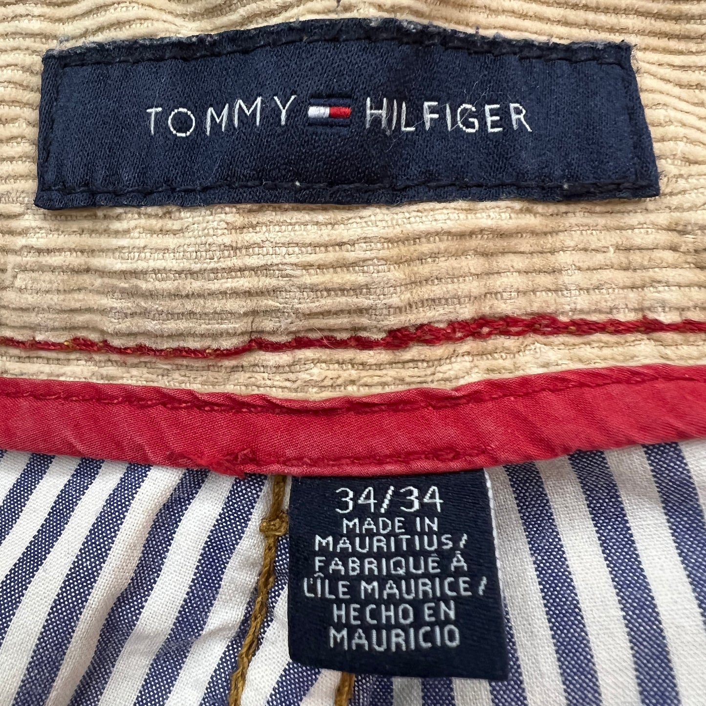 《34×34》TOMMY HILFIGER トミーヒルフィガー コーデュロイパンツ