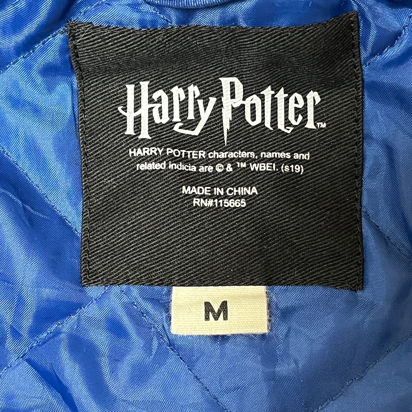 《M》Harry Potter ハリーポッター フード付きスタジャン ブルゾン アウター   RAVENCLAW レイブンクロー