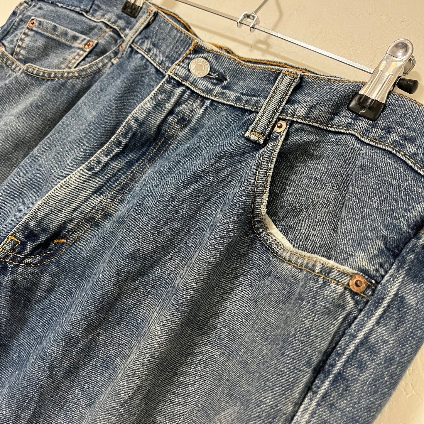 《38×30》 LEVI’S リーバイス 505 バギー デニムパンツ  メキシコ製 スモールe