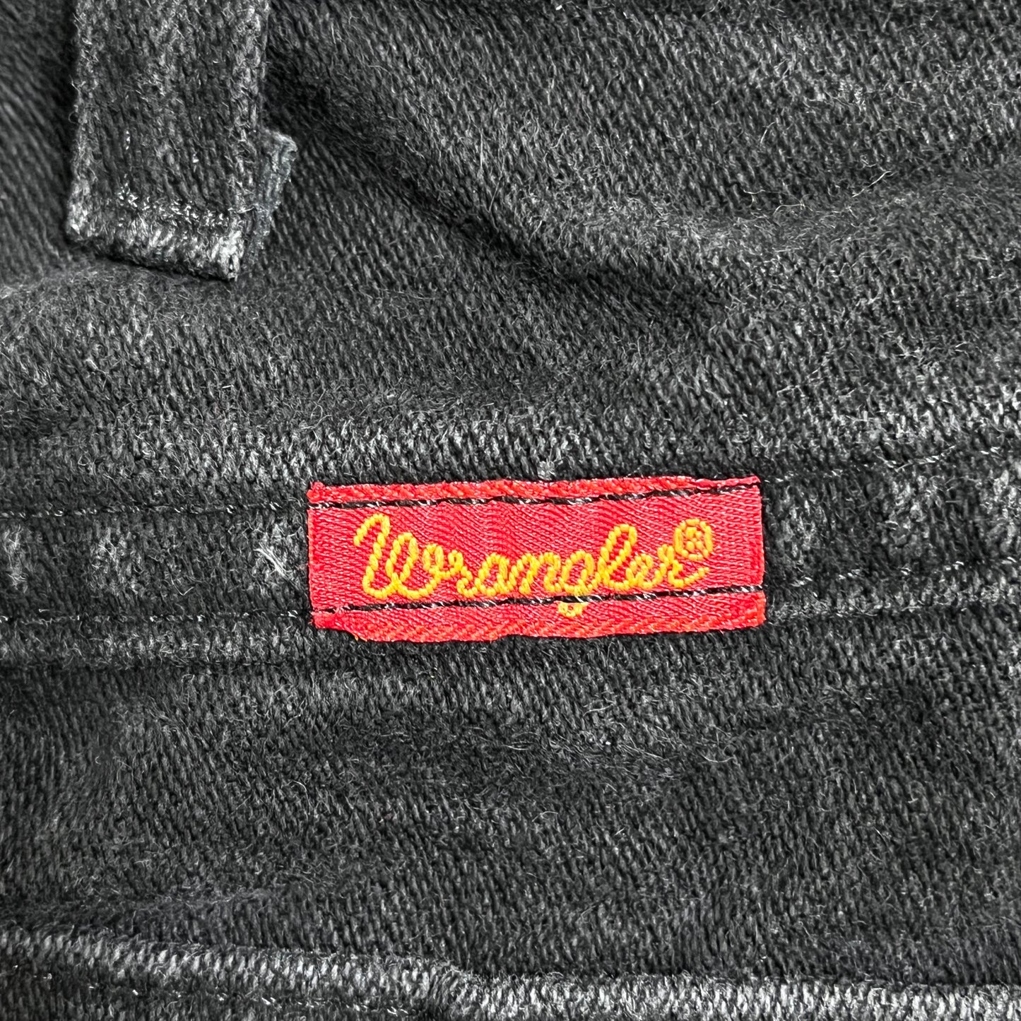 《7×36》 Wrangler ラングラー ストレート ブラックデニム