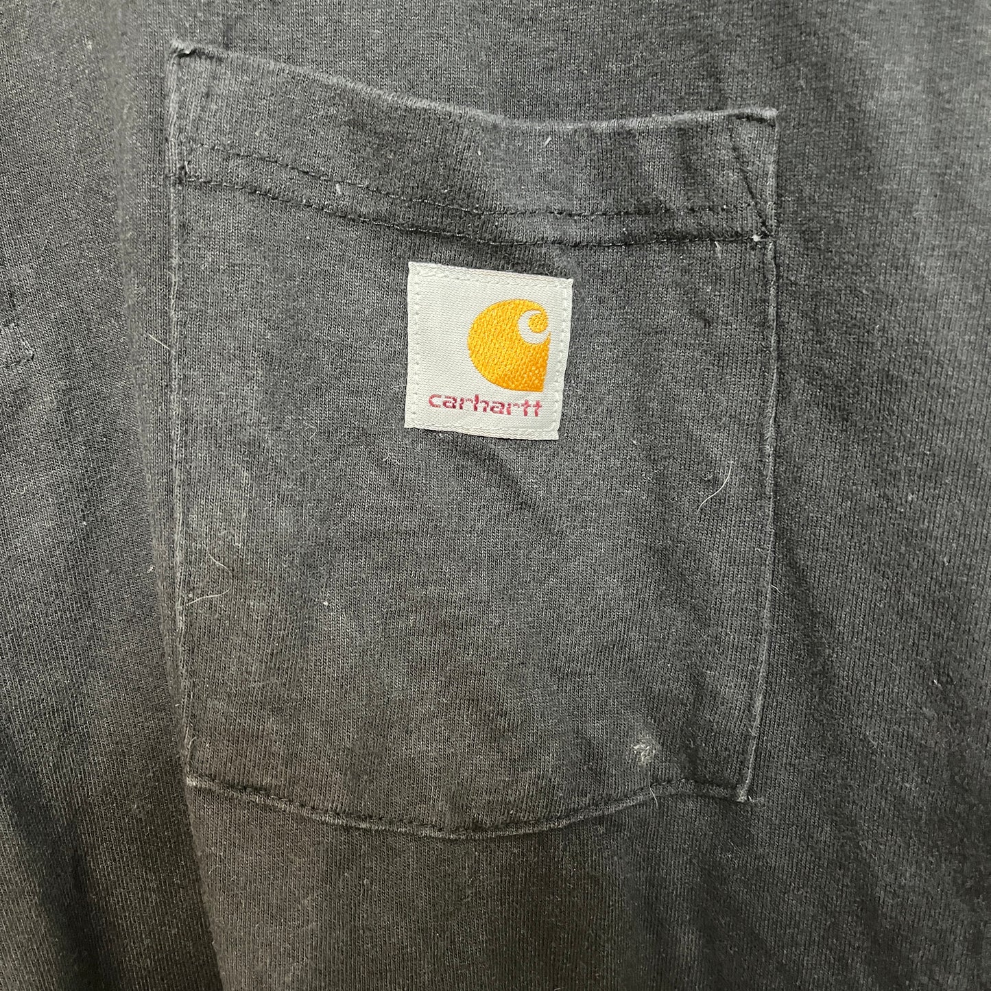 《4XL》 carhartt カーハート ロンT 長袖Tシャツ ハーフボタン ビッグサイズ