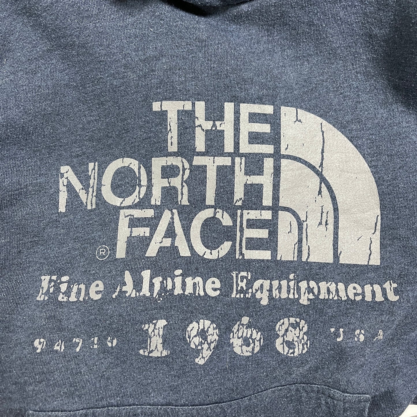 《S》THENORTHFACE ザノースフェイス ロゴ プリント パーカー スウェット