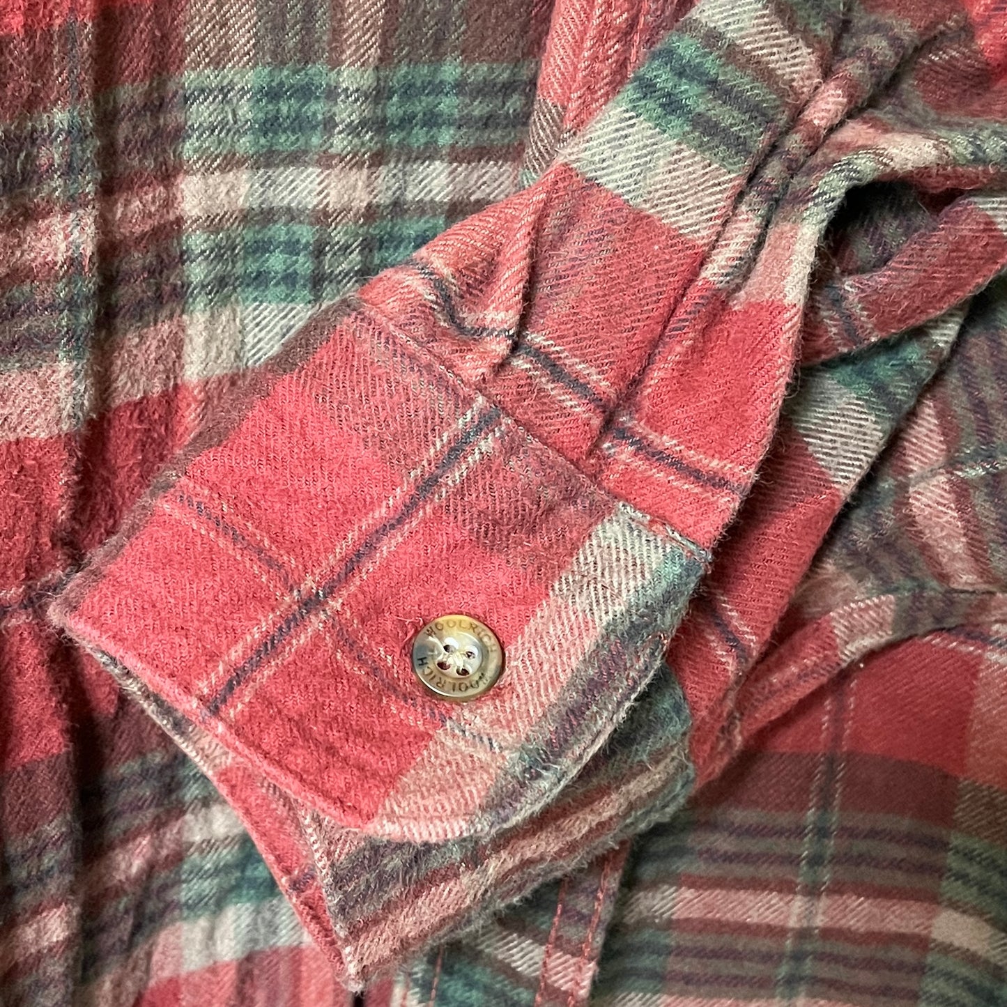 《2XL》WOOLRICH ウールリッチ チェック柄 長袖シャツ エルボーパッチ