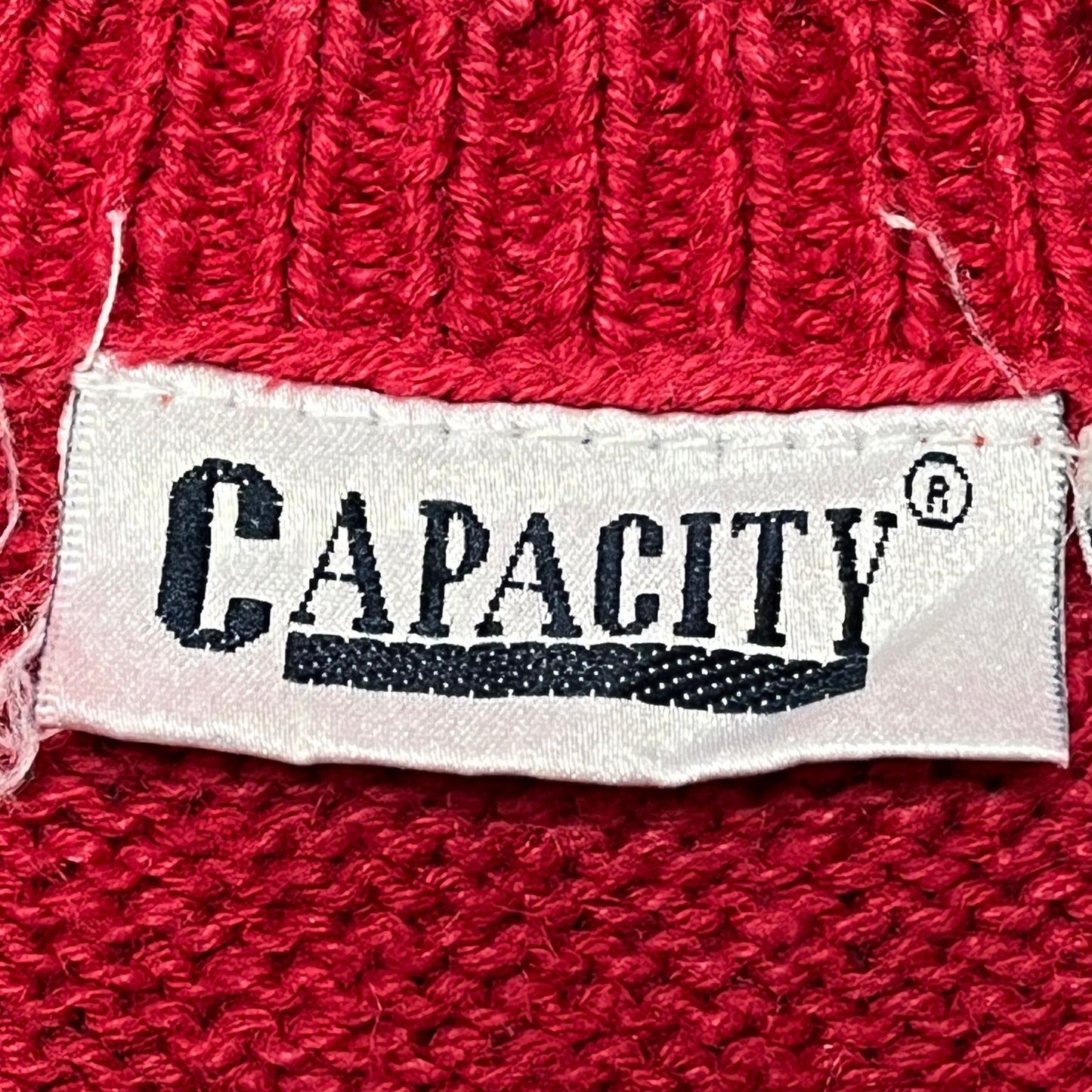 《M》CAPACITY キャパシティ クリスマス アグリー ニットベスト ツリー