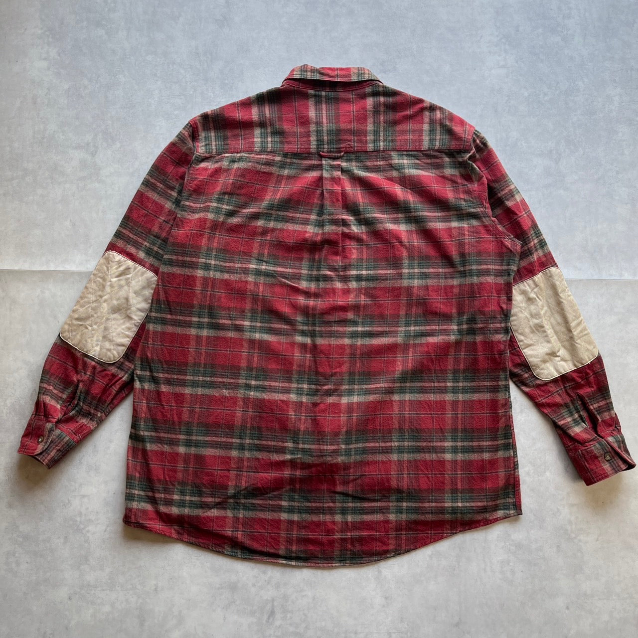 《2XL》WOOLRICH ウールリッチ チェック柄 長袖シャツ エルボーパッチ