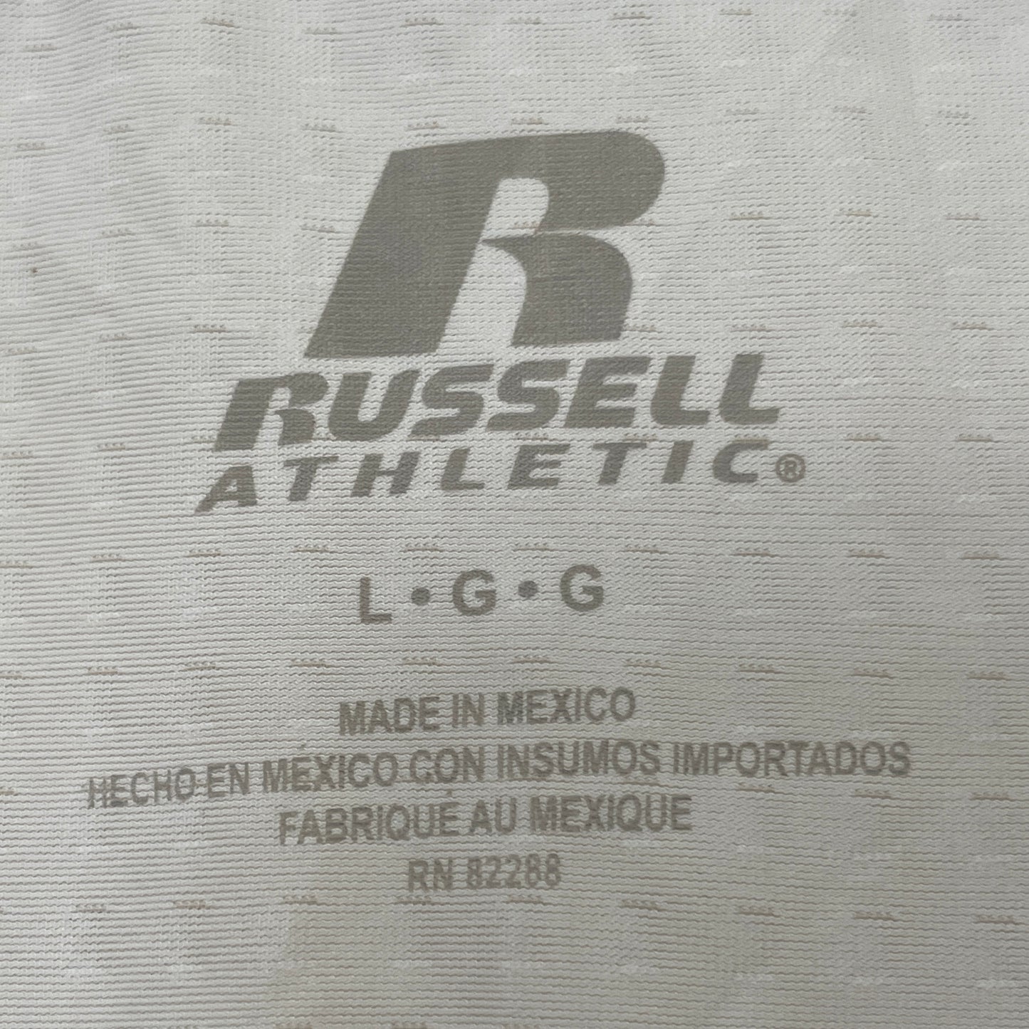 《L》RUSSELL ATHLETIC ラッセルアスレチック ゲームシャツ バスケ メキシコ製