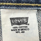 《33×32》 LEVI'S リーバイス 501 ボタンフライ ワイドパンツ デニムパンツ メキシコ製