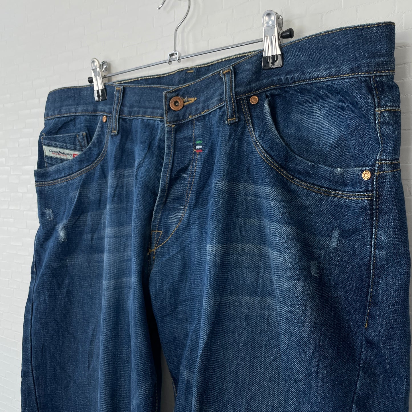 《42×34》 Diesel ディーゼル ブーツカット デニムパンツ イタリア製